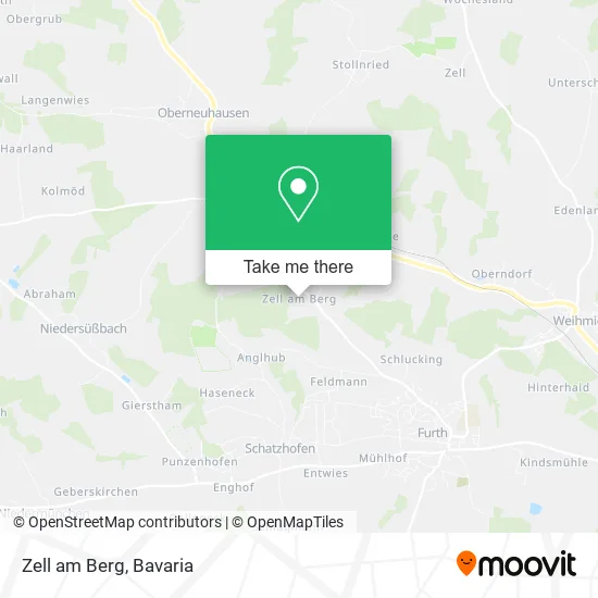 Карта Zell am Berg