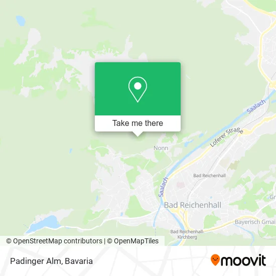Карта Padinger Alm