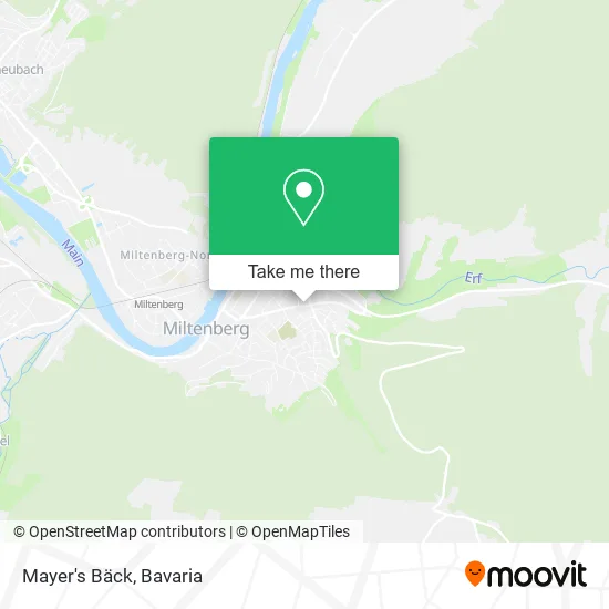 Карта Mayer's Bäck