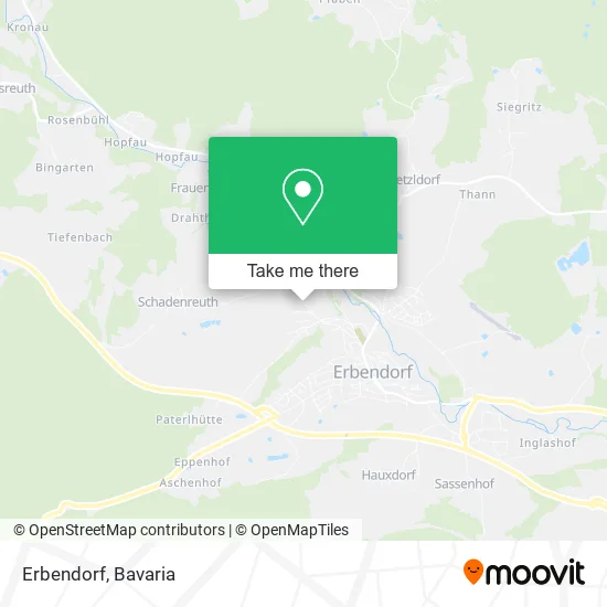 Карта Erbendorf