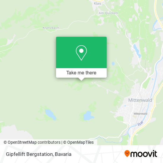 Gipfellift Bergstation map