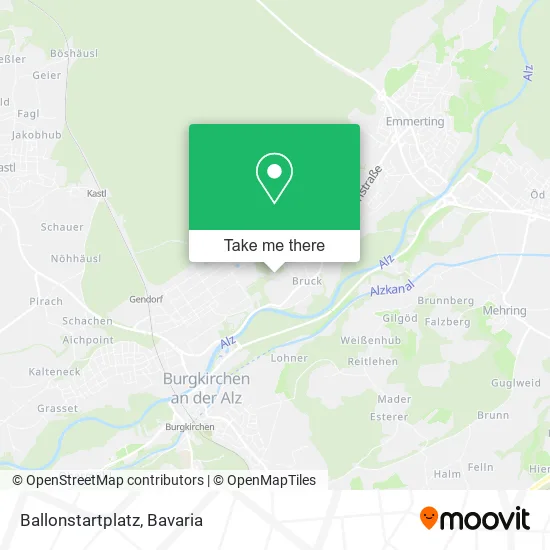 Карта Ballonstartplatz