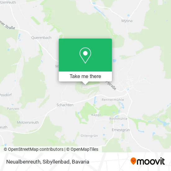 Карта Neualbenreuth, Sibyllenbad