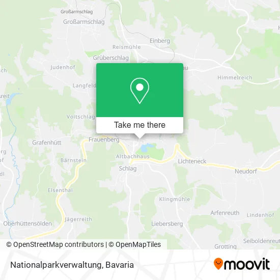Карта Nationalparkverwaltung