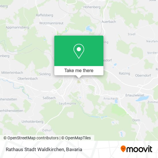 Rathaus Stadt Waldkirchen map