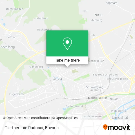 Карта Tiertherapie Radosai