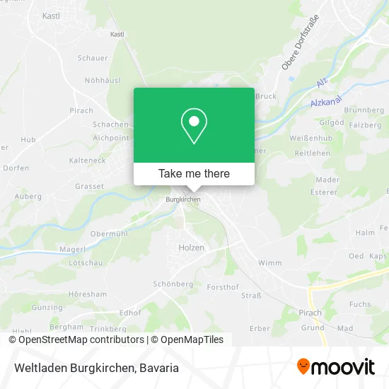 Карта Weltladen Burgkirchen