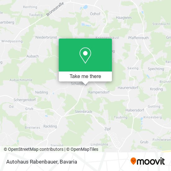 Autohaus Rabenbauer map