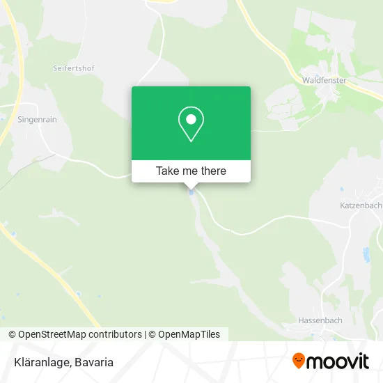 Карта Kläranlage