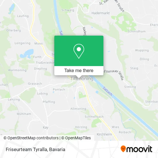 Карта Friseurteam Tyralla