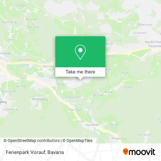 Карта Ferienpark Vorauf