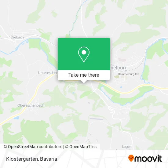 Карта Klostergarten