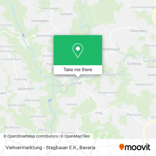 Карта Viehvermarktung - Stegbauer E.K.