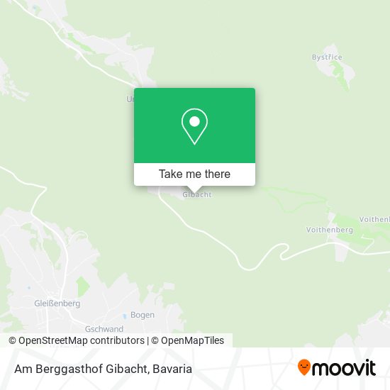 Am Berggasthof Gibacht map