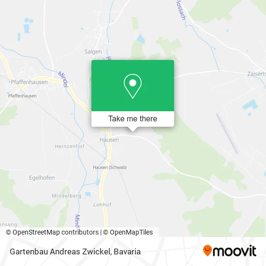 Карта Gartenbau Andreas Zwickel