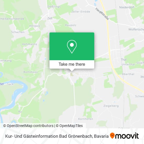 Kur- Und Gästeinformation Bad Grönenbach map