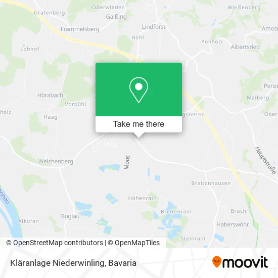 Карта Kläranlage Niederwinling