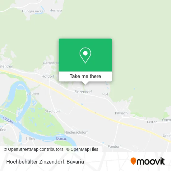 Карта Hochbehälter Zinzendorf