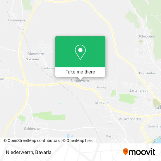 Карта Niederwerrn