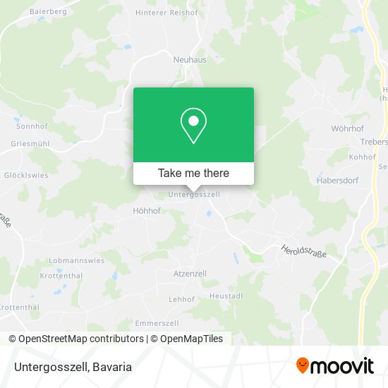 Карта Untergosszell