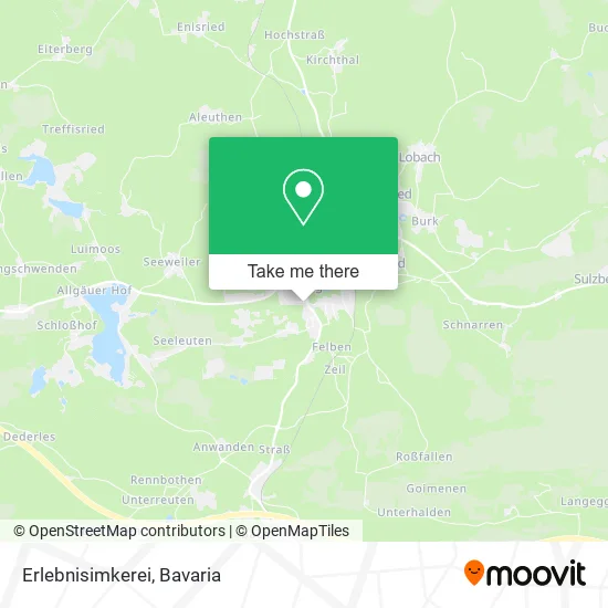 Карта Erlebnisimkerei