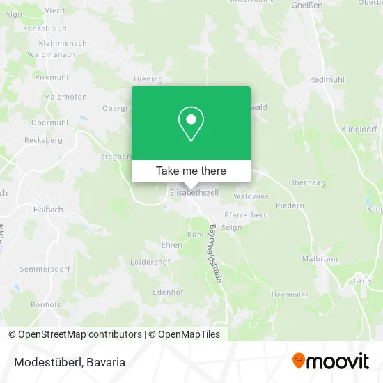 Карта Modestüberl