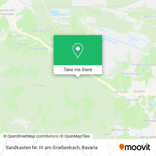 Карта Sandkasten Nr. III am Grießenbach