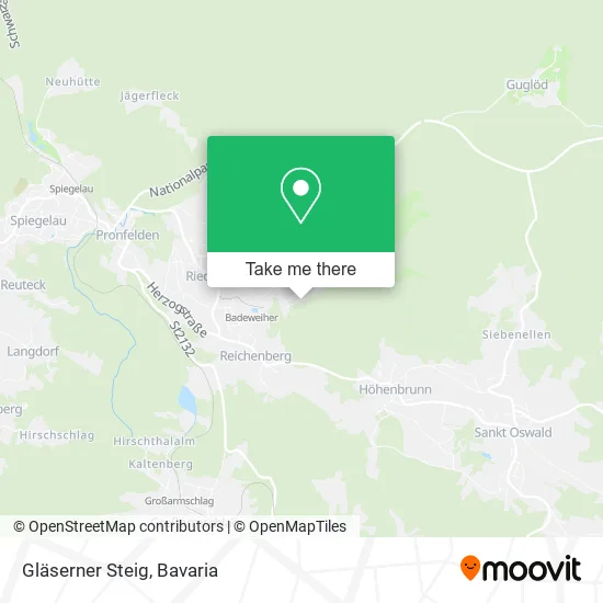 Карта Gläserner Steig