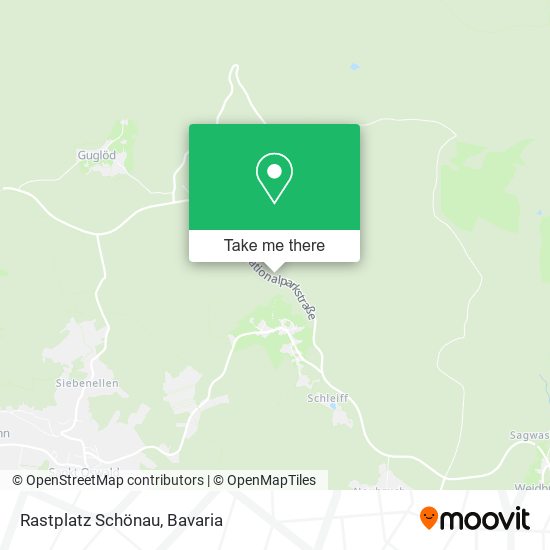 Rastplatz Schönau map
