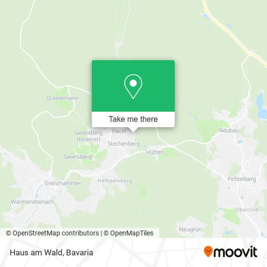 Карта Haus am Wald