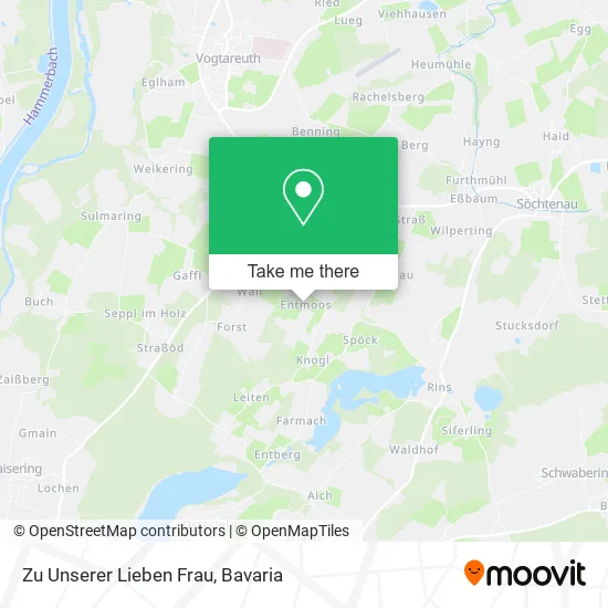 Карта Zu Unserer Lieben Frau