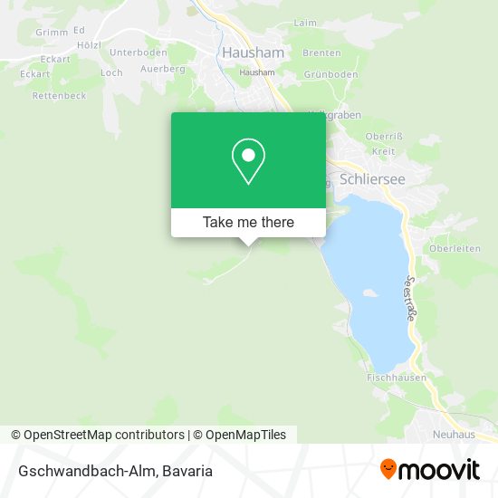 Gschwandbach-Alm map