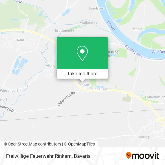 Карта Freiwillige Feuerwehr Rinkam