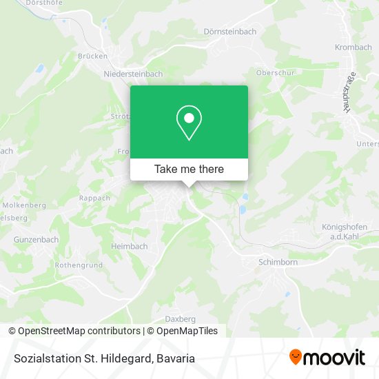Sozialstation St. Hildegard map