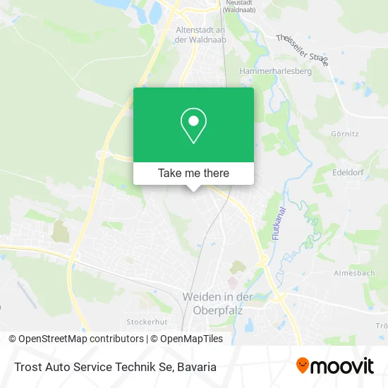 Карта Trost Auto Service Technik Se
