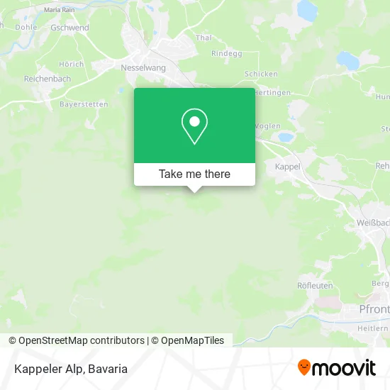 Карта Kappeler Alp