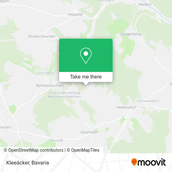 Карта Kleeäcker