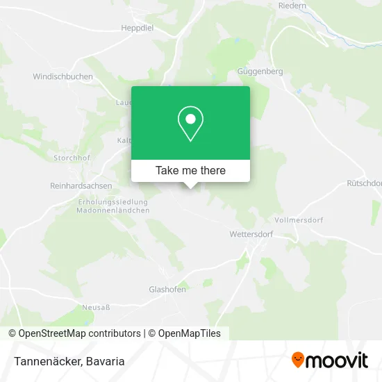 Карта Tannenäcker
