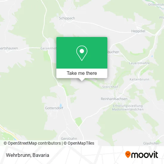 Карта Wehrbrunn