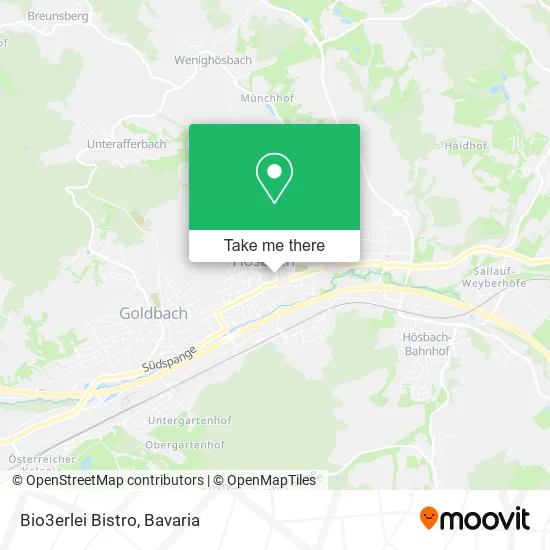 Карта Bio3erlei Bistro