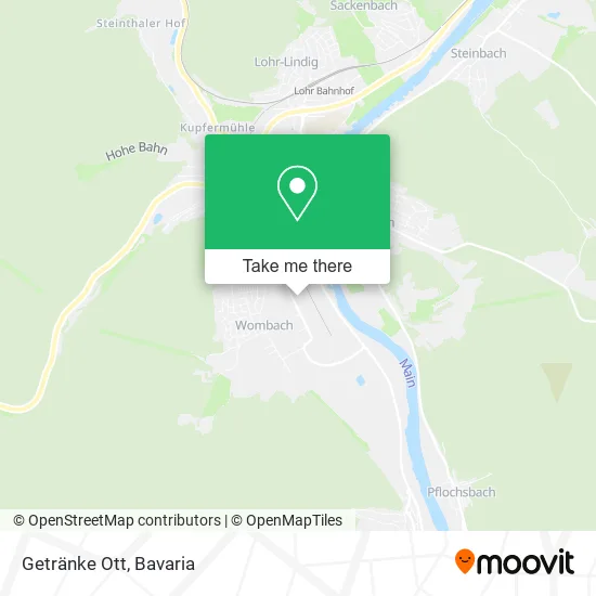 Карта Getränke Ott