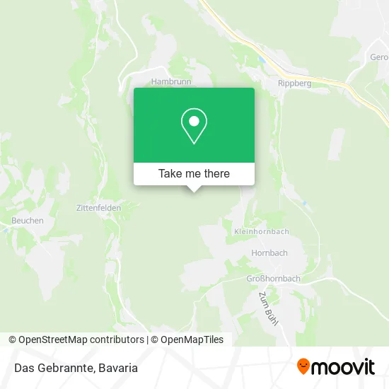Карта Das Gebrannte