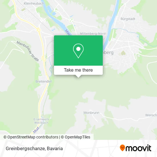 Карта Greinbergschanze