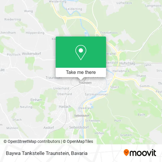 Карта Baywa Tankstelle Traunstein