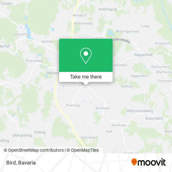 Карта Bird