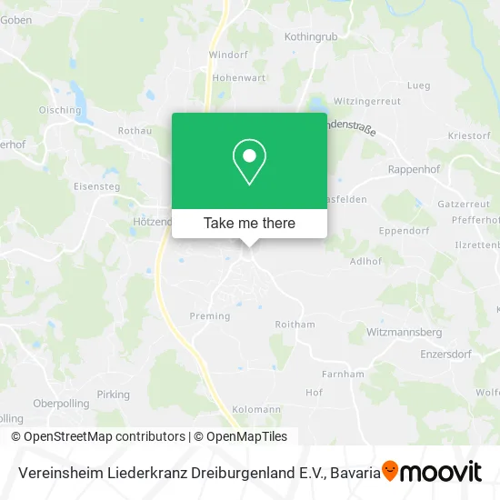 Карта Vereinsheim Liederkranz Dreiburgenland E.V.