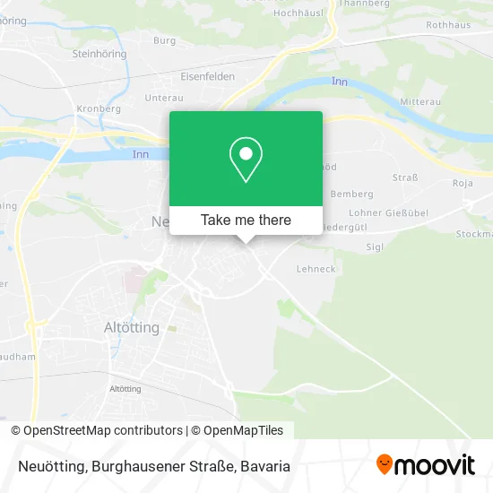 Карта Neuötting, Burghausener Straße