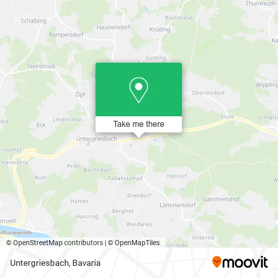 Карта Untergriesbach