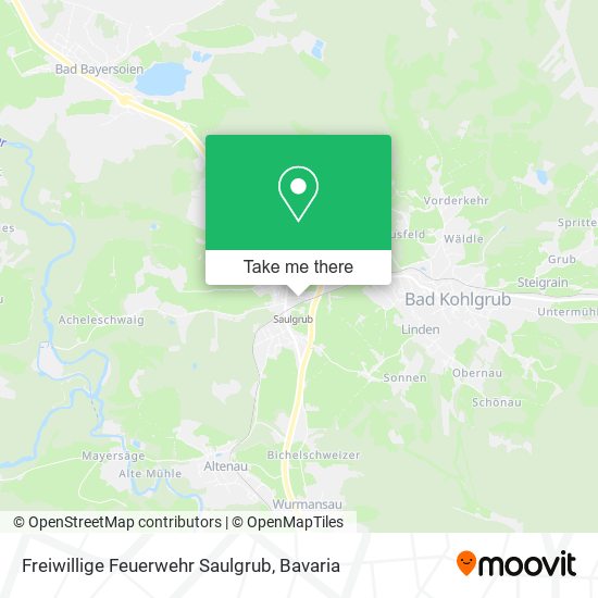 Freiwillige Feuerwehr Saulgrub map
