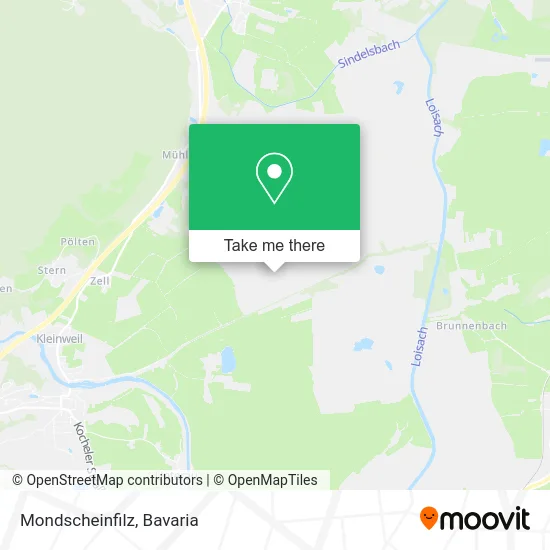 Карта Mondscheinfilz